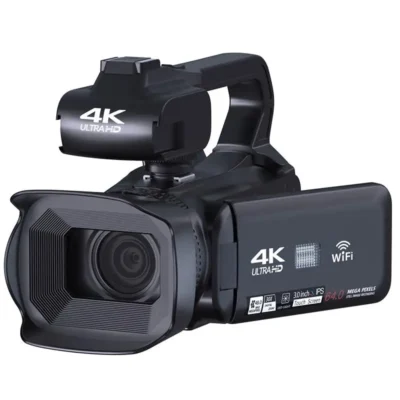 2025 4.0 "tela de toque câmera de vídeo digital youtube filmadora 4k